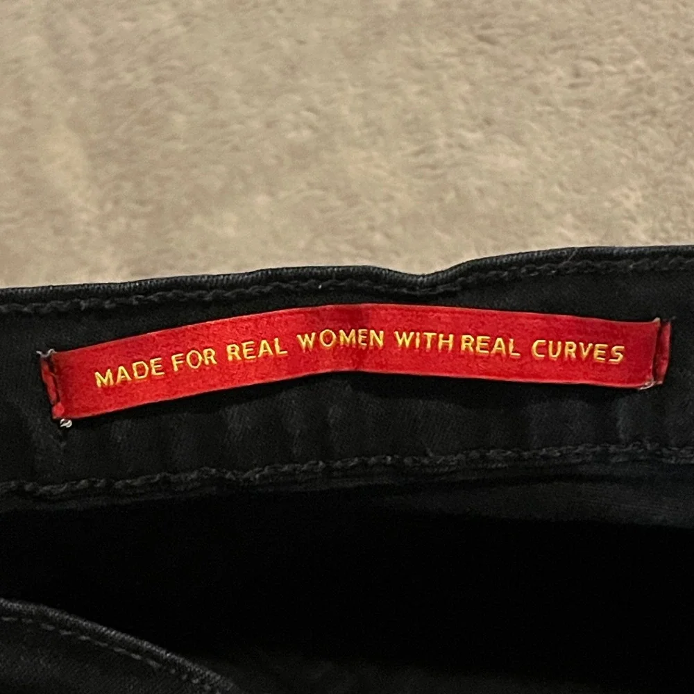 NYDJ Tummy Tuck Jeans Womens 10 Black Wide Leg Flare High Rise Denim 31x32